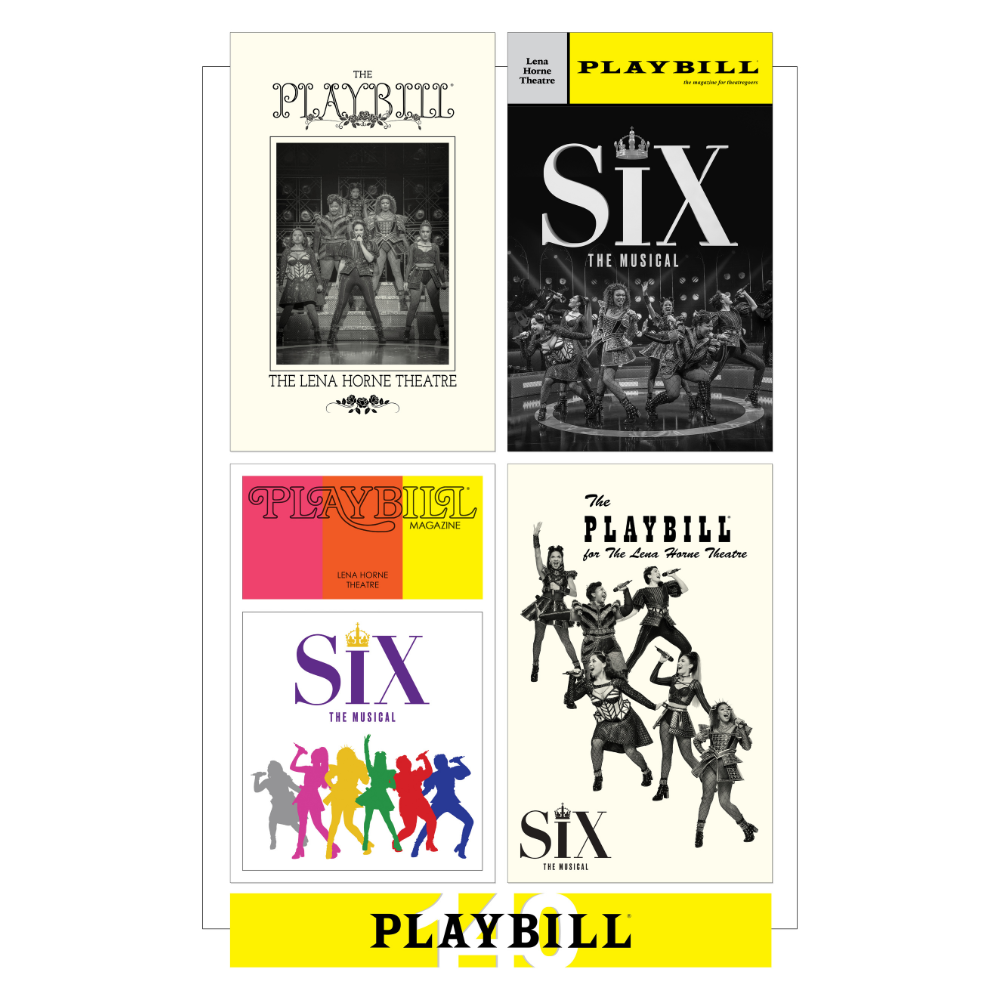 Playbill's 140th Anniversary Legacy Cover Poster - SIX