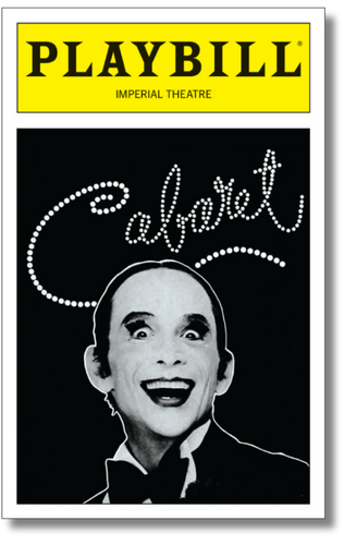 Cabaret Playbill Sticker