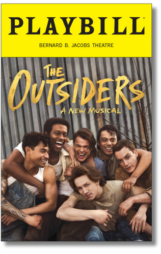 The Outsiders Playbill Sticker