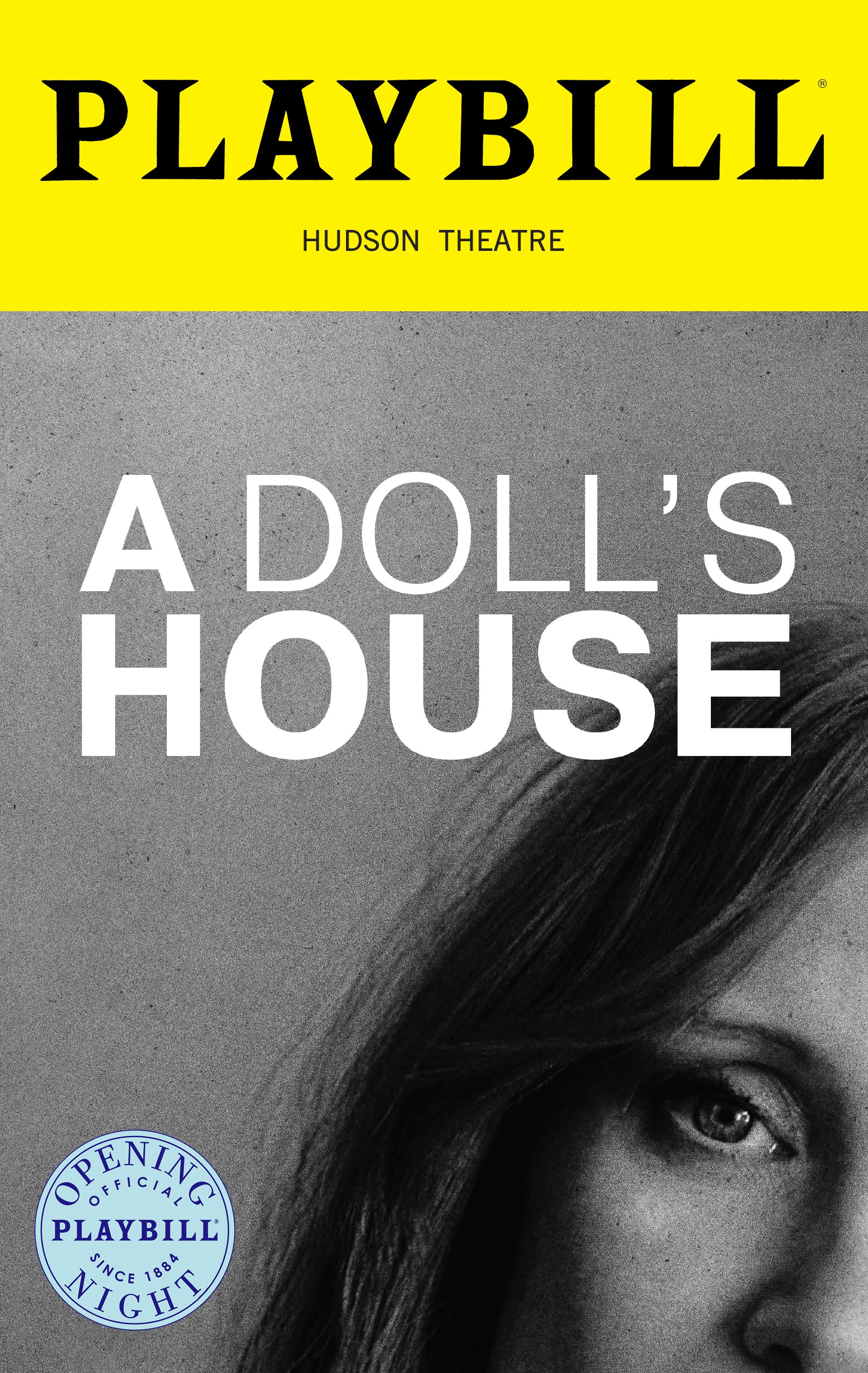 A Doll's House 2023 Revival Limited Edition Official Opening Night Playbill
