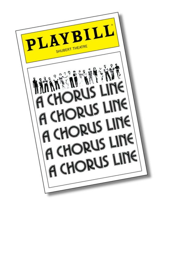 A Chorus Line Playbill Sticker