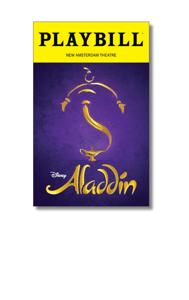 Aladdin Playbill Sticker