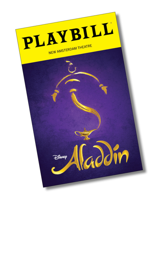 Aladdin Playbill Sticker