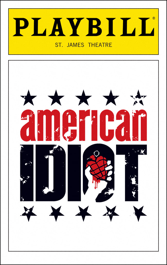 American Idiot Limited Edition Official Opening Night Playbill