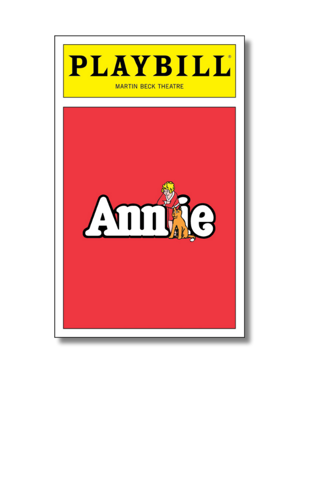 Annie Playbill Sticker