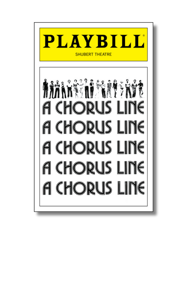 A Chorus Line Playbill Sticker