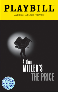 Arthur Miller's The Price on Broadway Limited Edition Official Opening Night Playbill