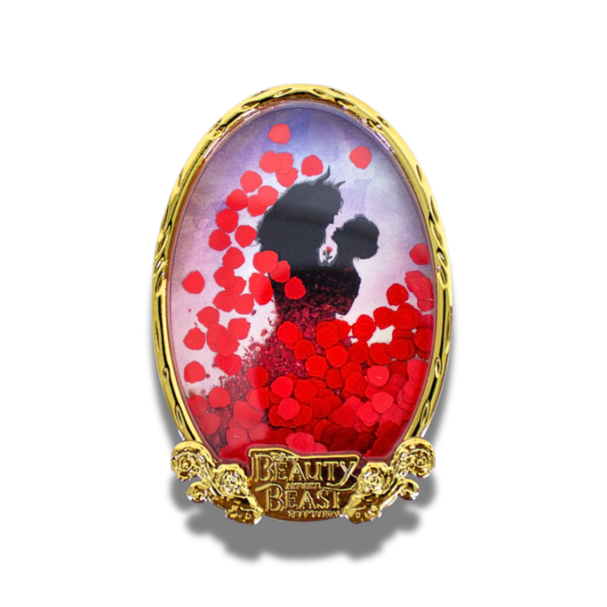 Beauty and the Beast The Musical - Shadowbox Petal Magnet