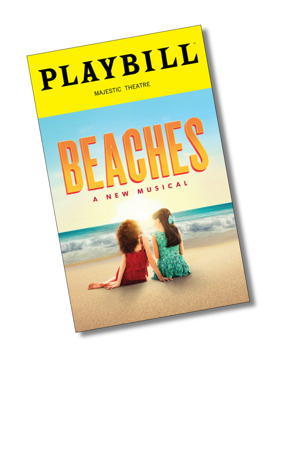 Beaches, A New Musical Playbill Sticker