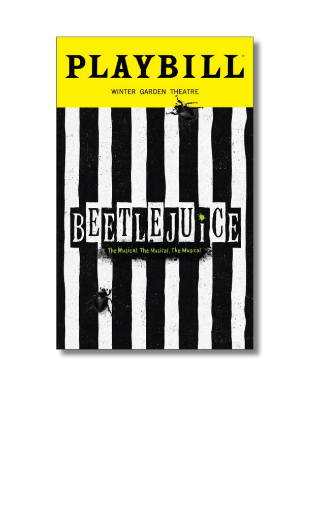 Beetlejuice Playbill Sticker