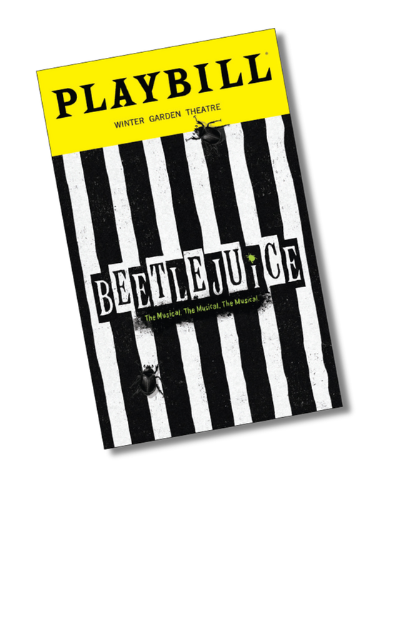 Beetlejuice Playbill Sticker