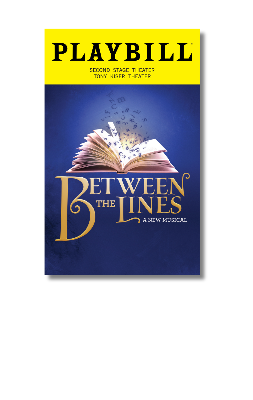 Between The Lines Playbill Sticker