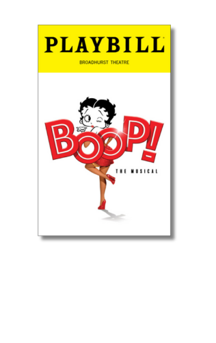 BOOP! The Musical Playbill Sticker