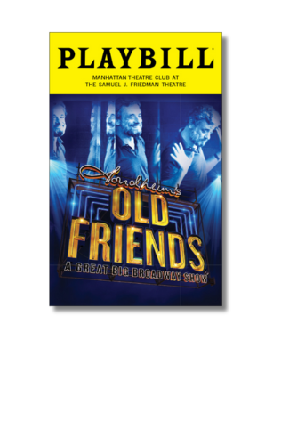 Stephen Sondheim's Old Friends Playbill Sticker