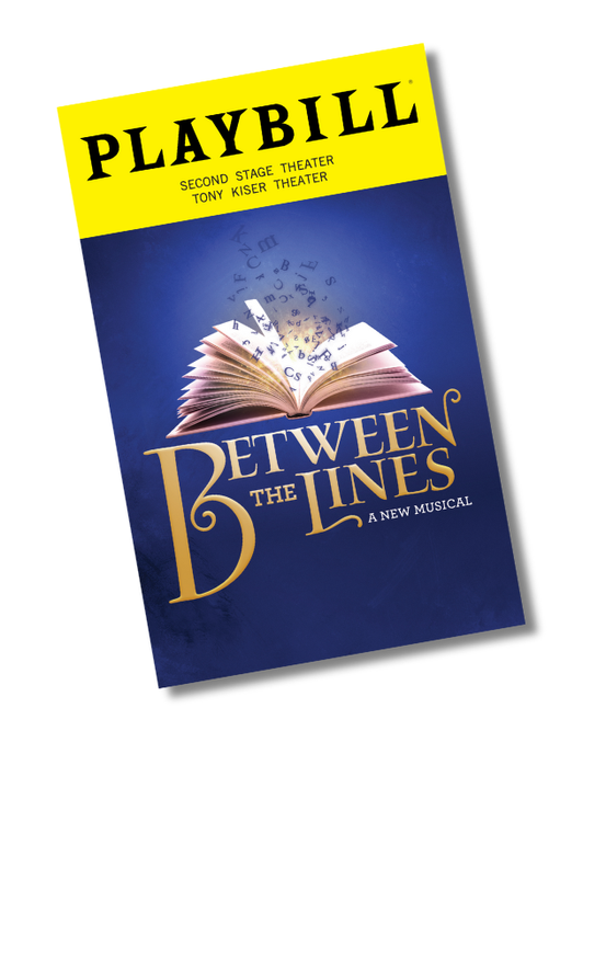 Between The Lines Playbill Sticker