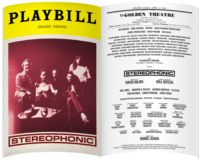 2024 Tony Award Playbill and Cover to Cover Combo