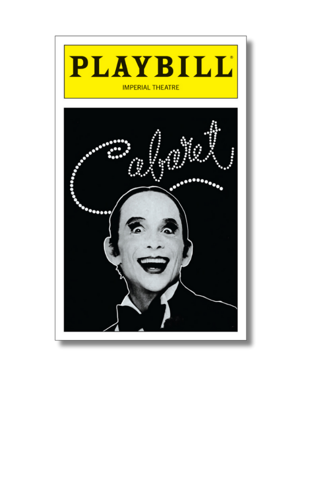 Cabaret Playbill Sticker