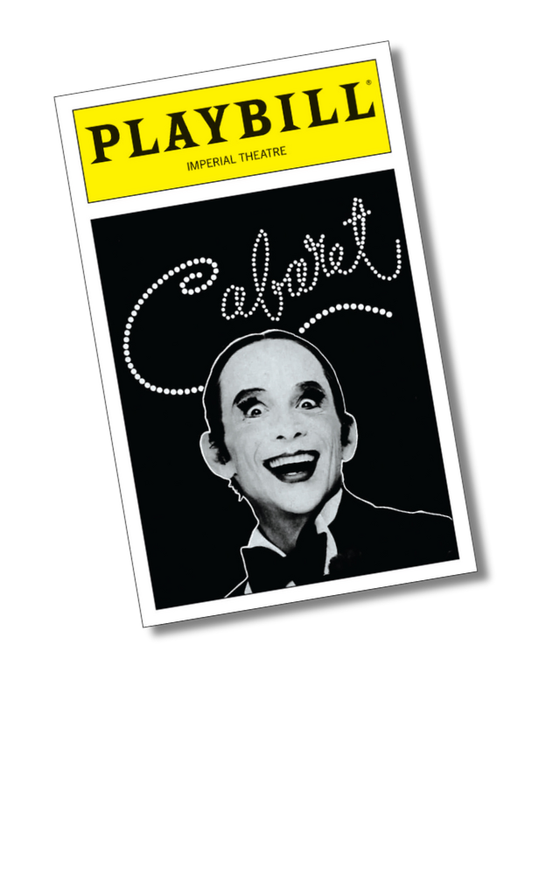 Cabaret Playbill Sticker