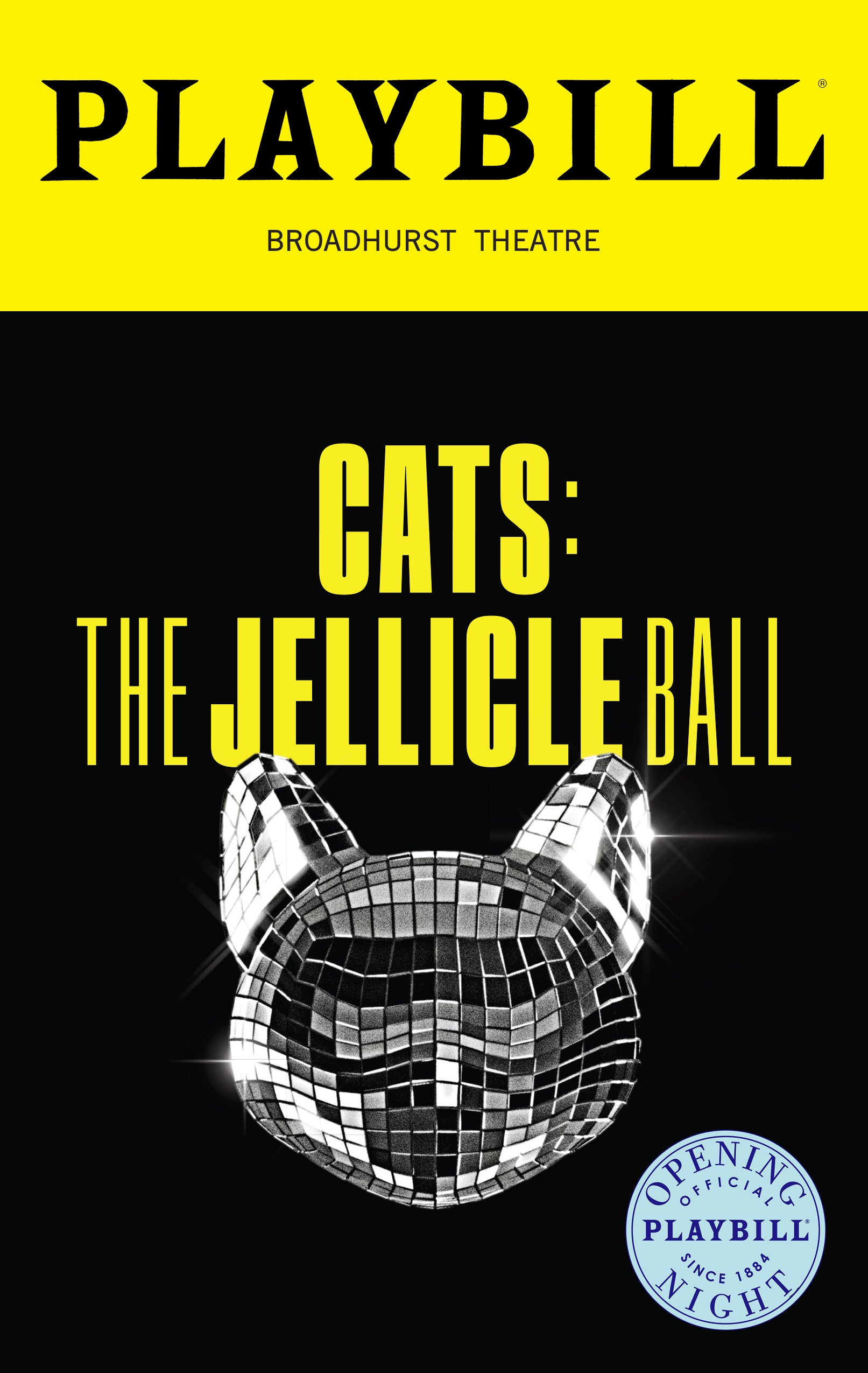 Cats: The Jellicle Ball Limited Edition Official Opening Night Playbill