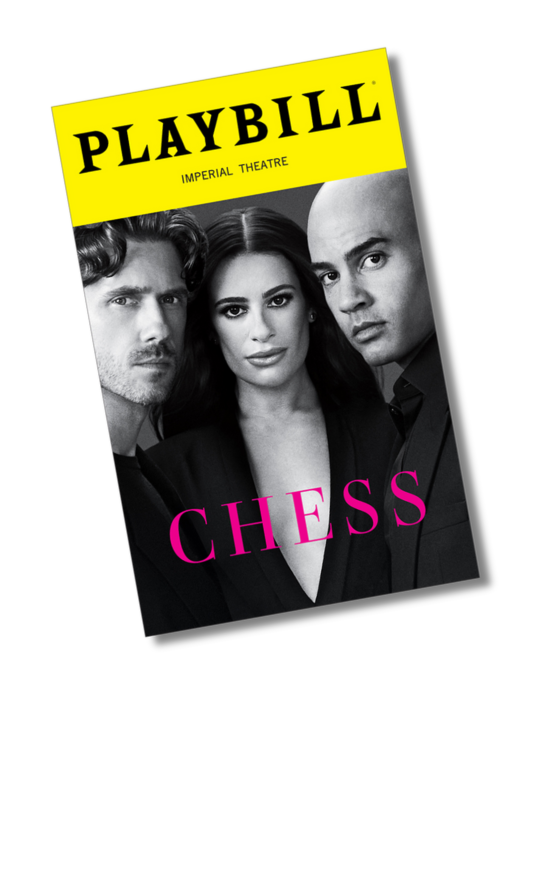 Chess 2025 Revival Playbill Sticker