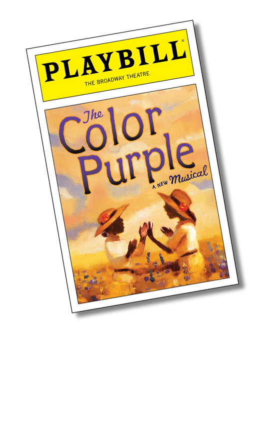 The Color Purple Playbill Sticker