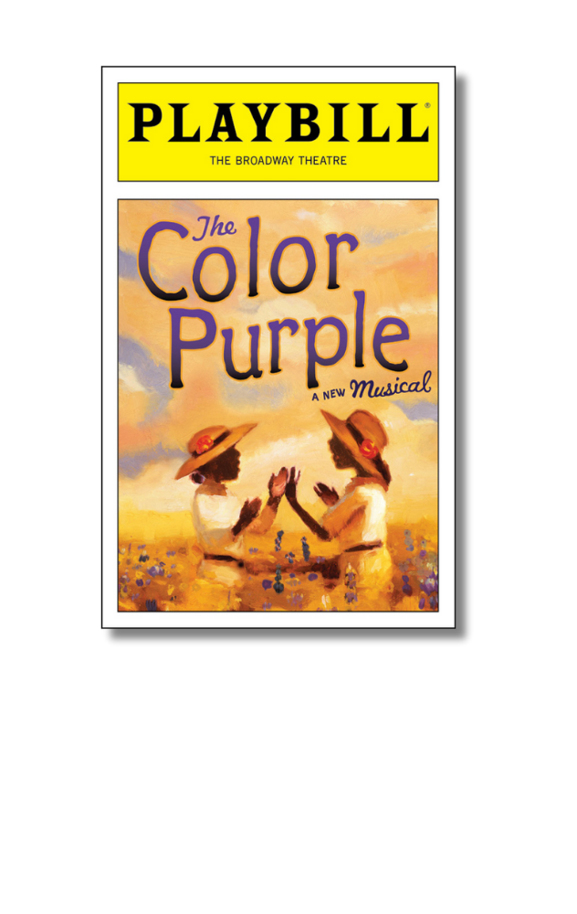 The Color Purple Playbill Sticker