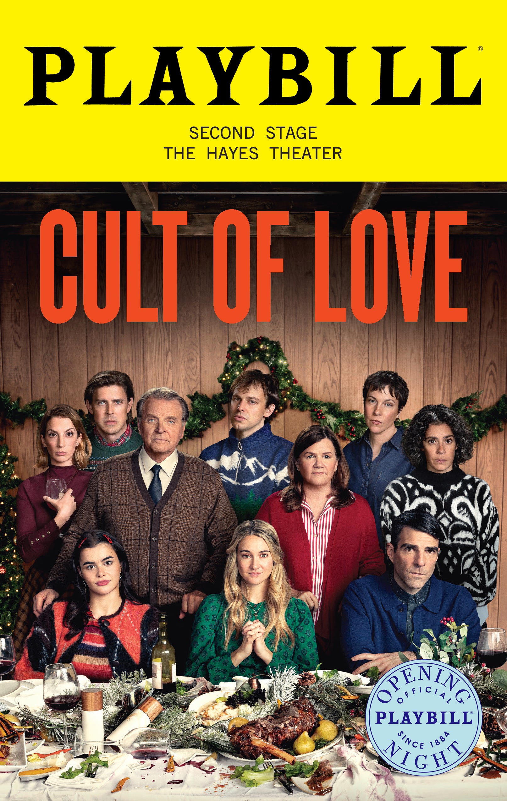 Cult of Love Limited Edition Official Opening Night Playbill