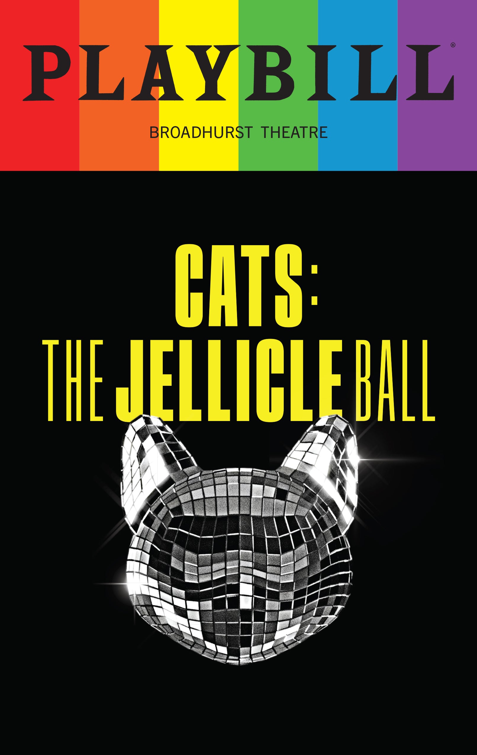 Cats: The Jellicle Ball Limited Edition 2026 Rainbow Pride Playbill