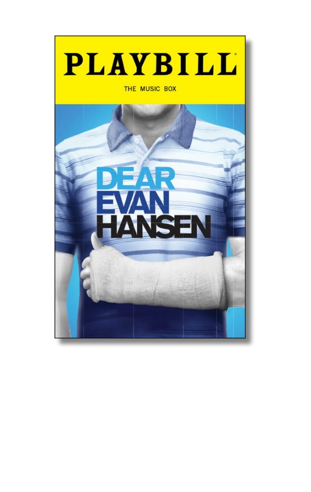 Dear Evan Hansen Playbill Sticker