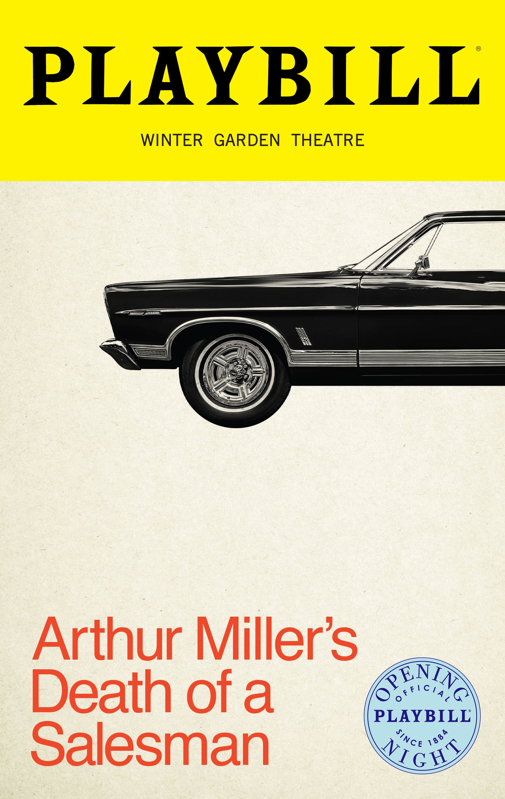 Death of a Salesman 2026 Revival Limited Edition Official Opening Night Playbill