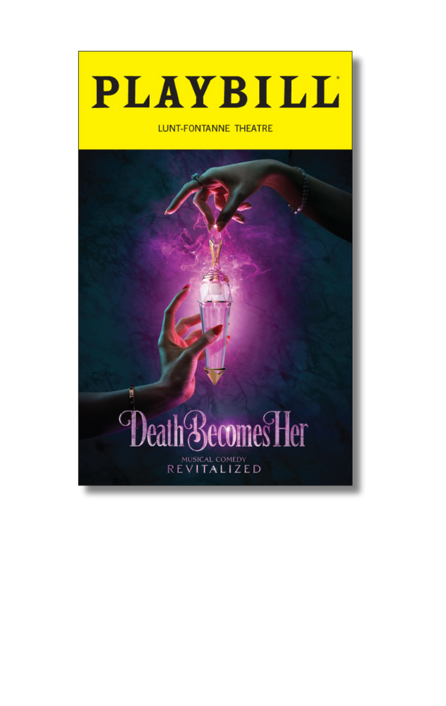 Death Becomes Her Playbill Sticker