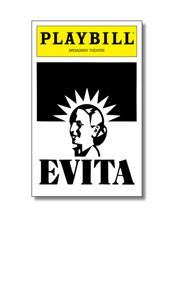 Evita Playbill Sticker