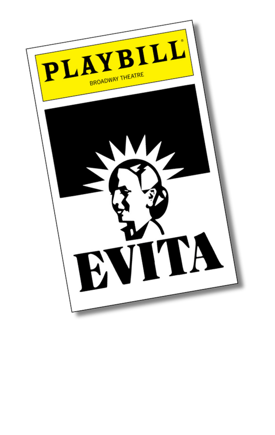Evita Playbill Sticker