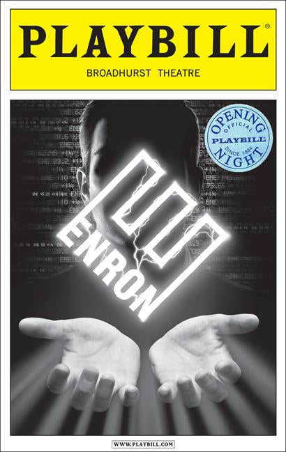 Enron Limited Edition Official Opening Night Playbill