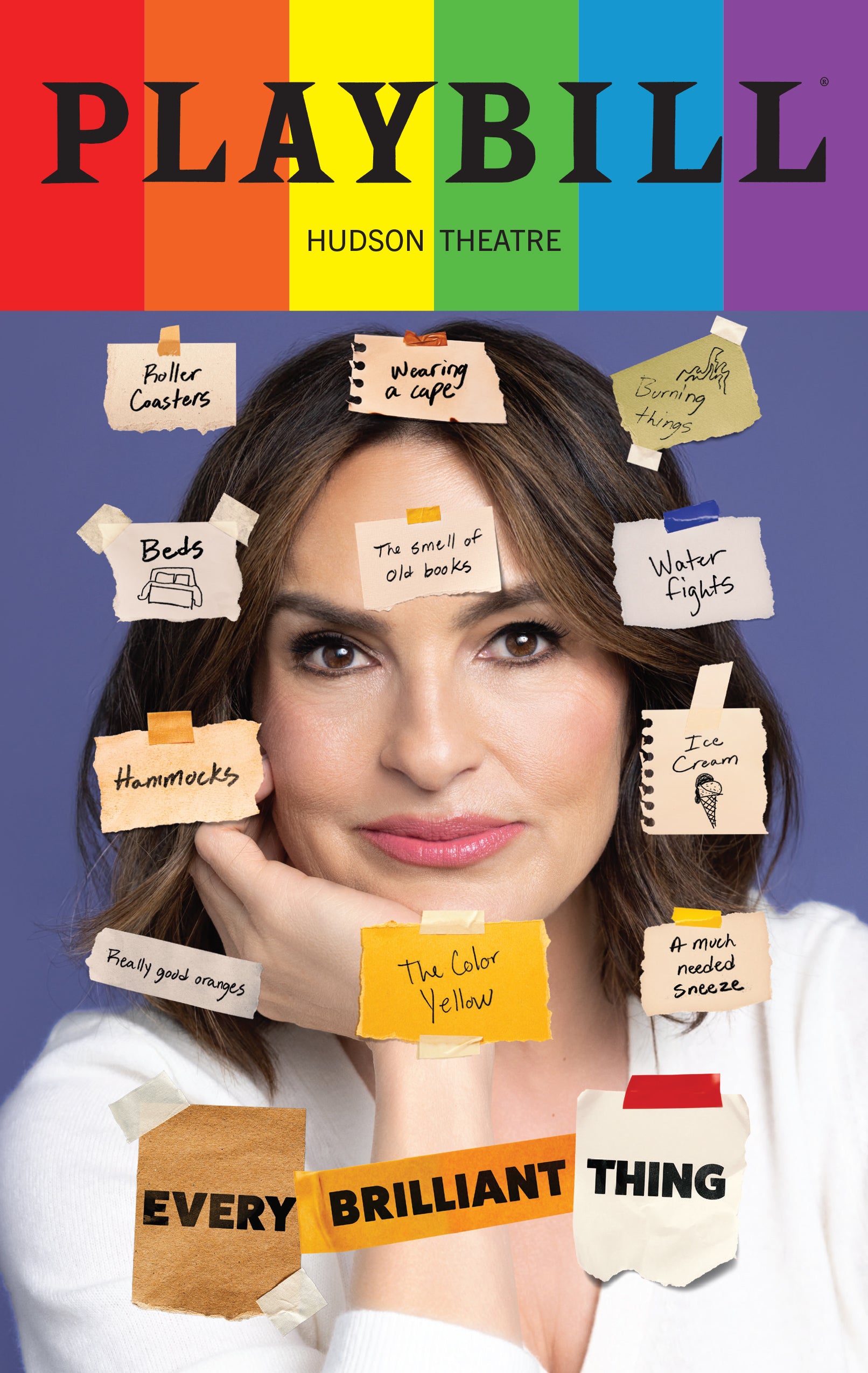 Every Brilliant Thing Limited Edition 2026 Rainbow Pride Playbill