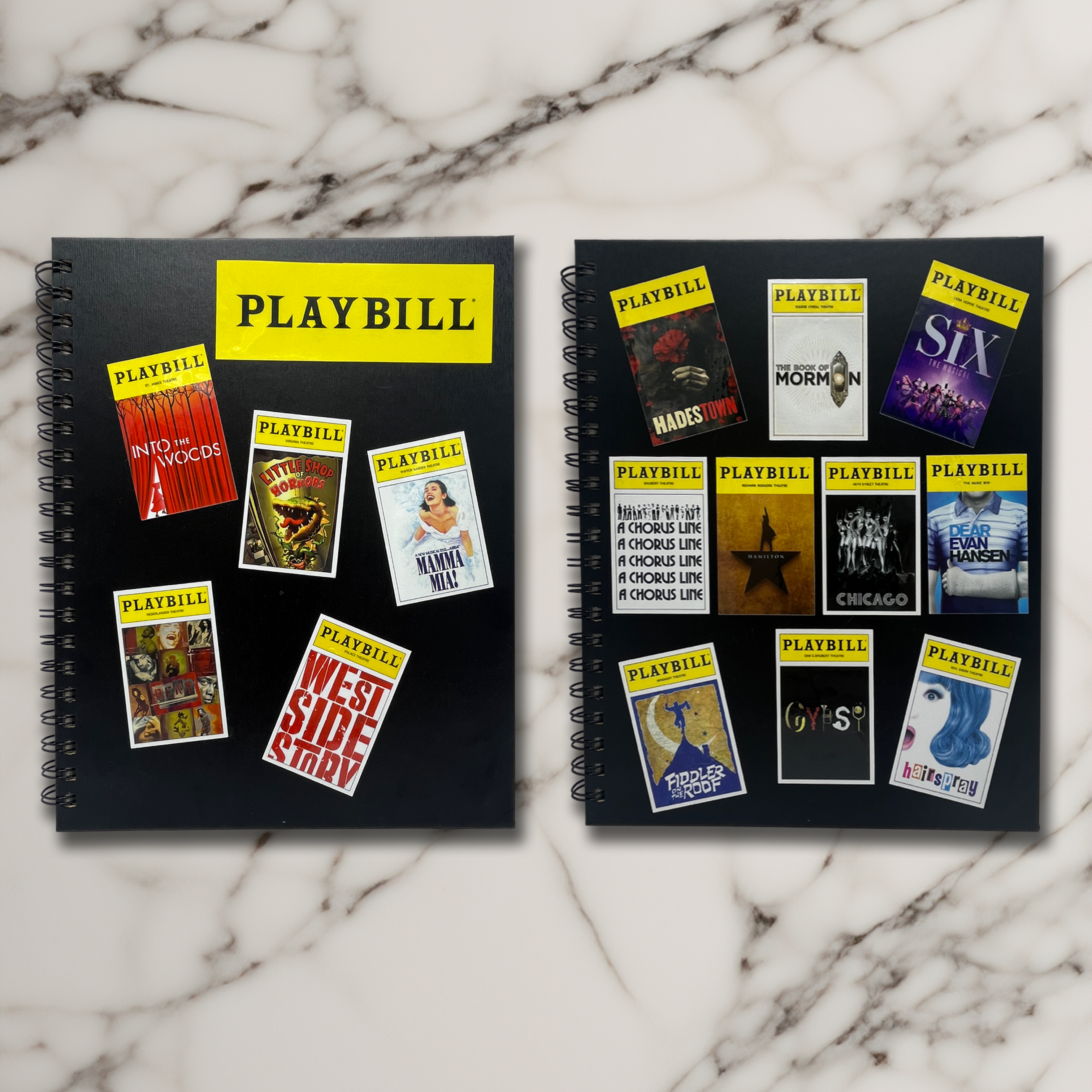 All-Time Favorite Musicals Sticker Pack of Playbill Covers