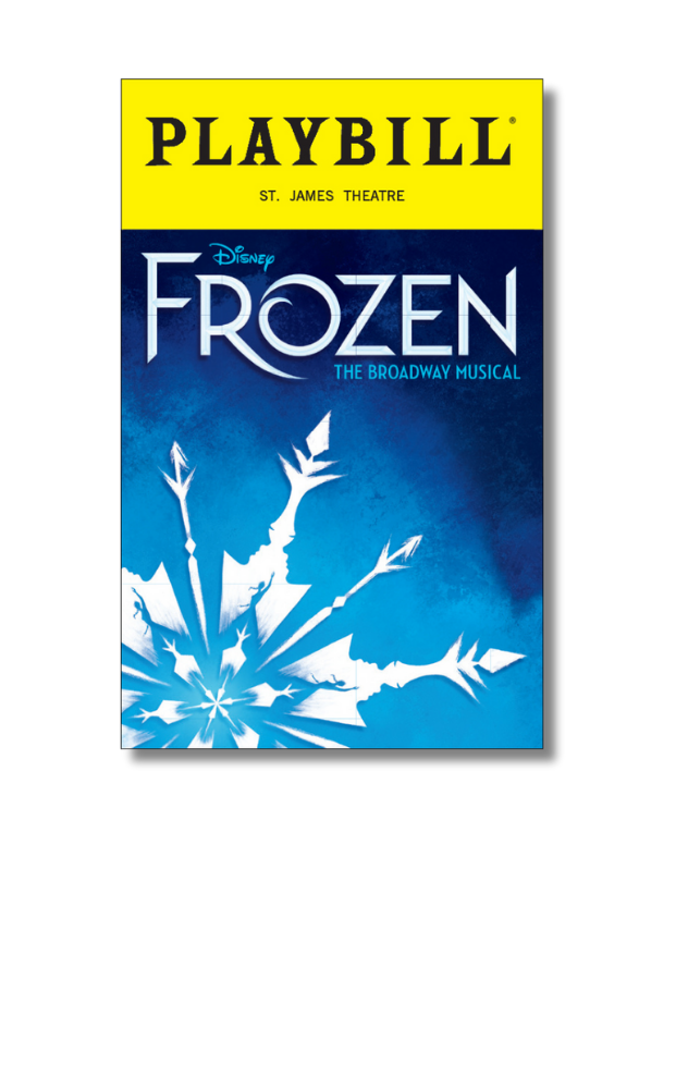 Frozen the Broadway Musical Playbill Sticker