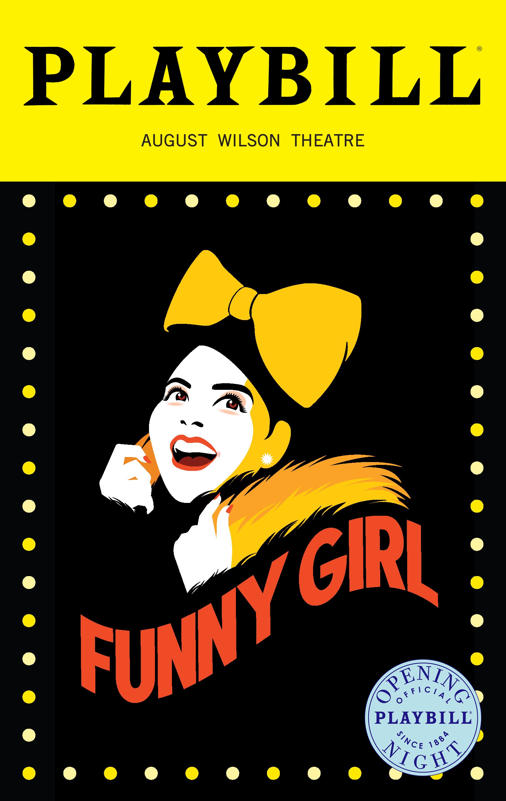 Funny Girl Limited Edition Official Opening Night Playbill