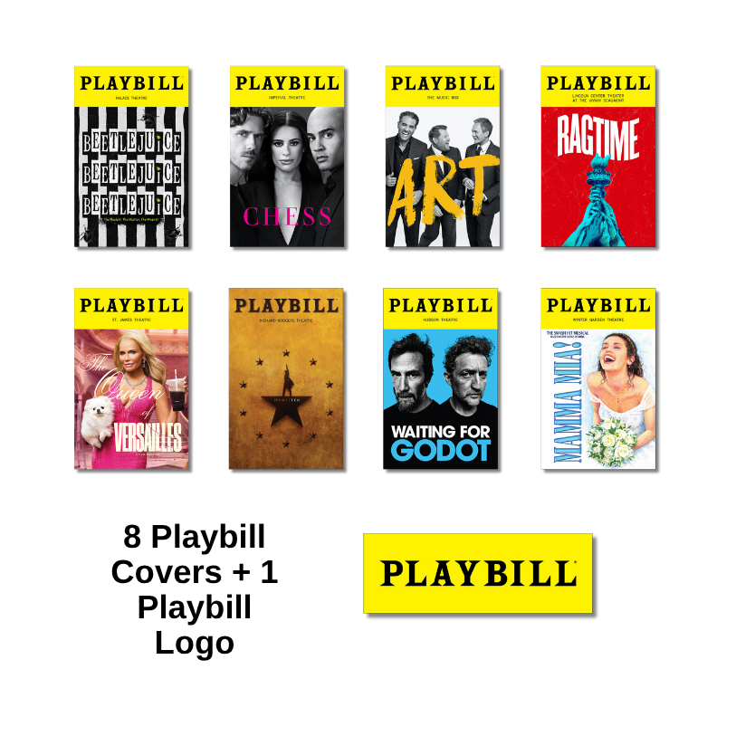 Summer/Fall 2025 Expansion Pack - Now on Broadway Sticker Pack of Playbill Covers