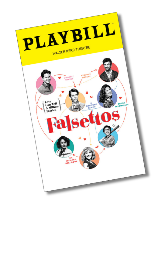 Falsettos Playbill Sticker