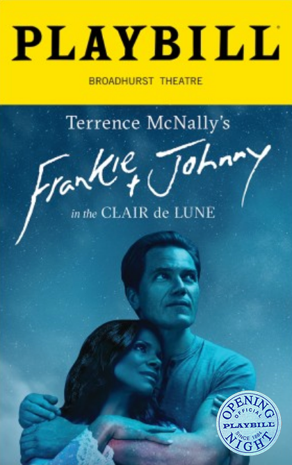 Frankie and Johnny in the Clair de Lune Limited Edition Official Opening Night Playbill