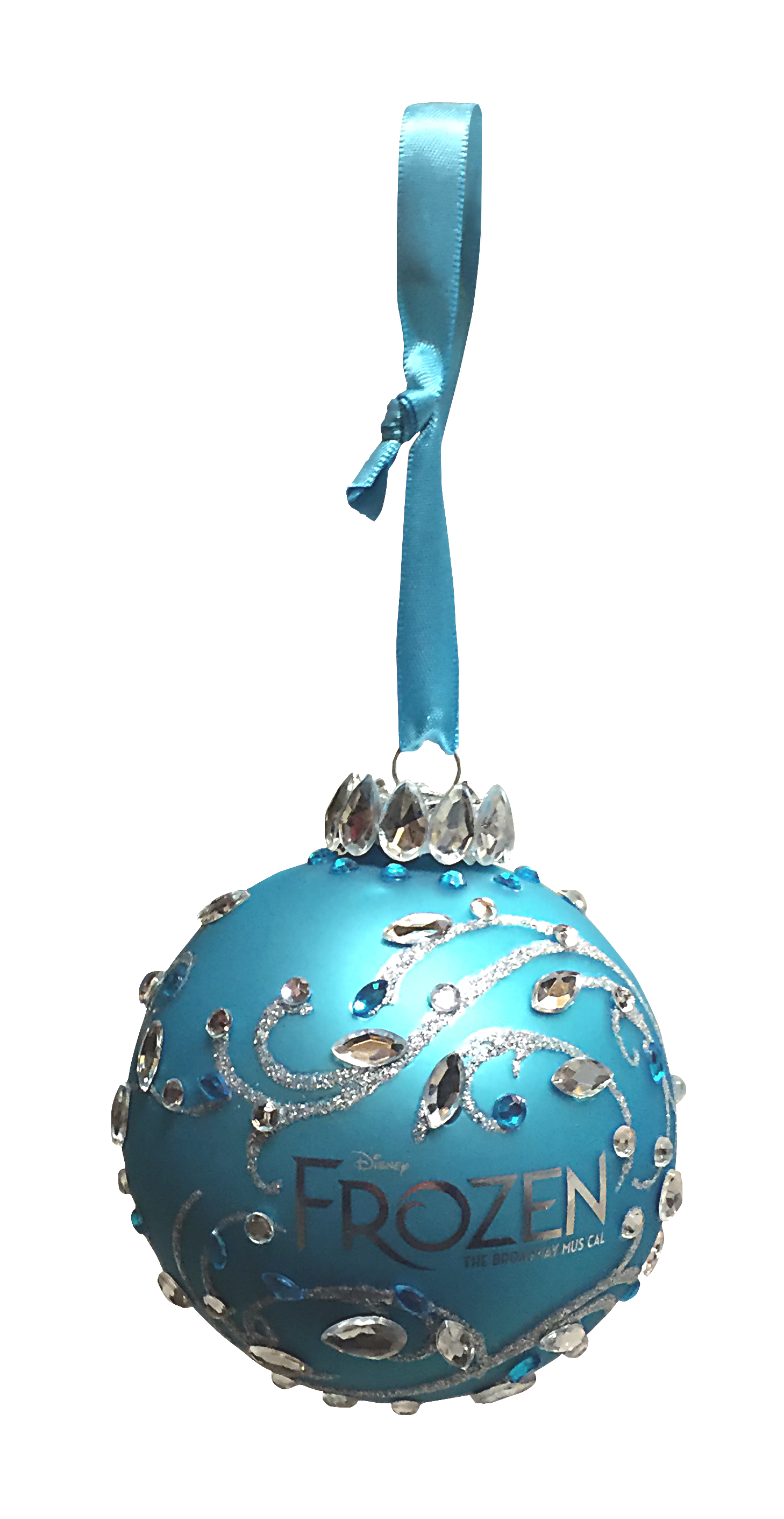 Frozen the.Broadway Musical Glass Ball Ornament