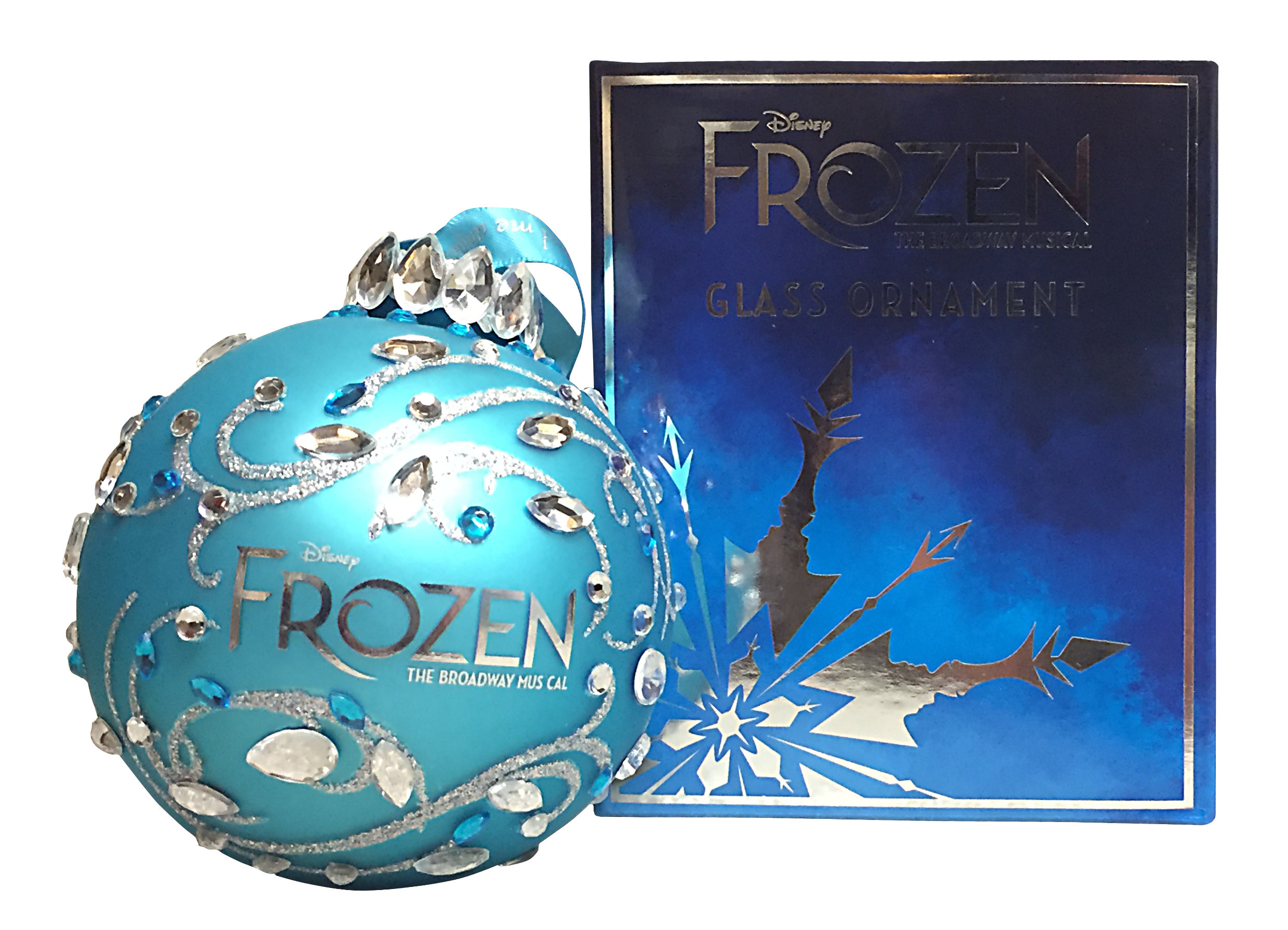 Frozen the.Broadway Musical Glass Ball Ornament