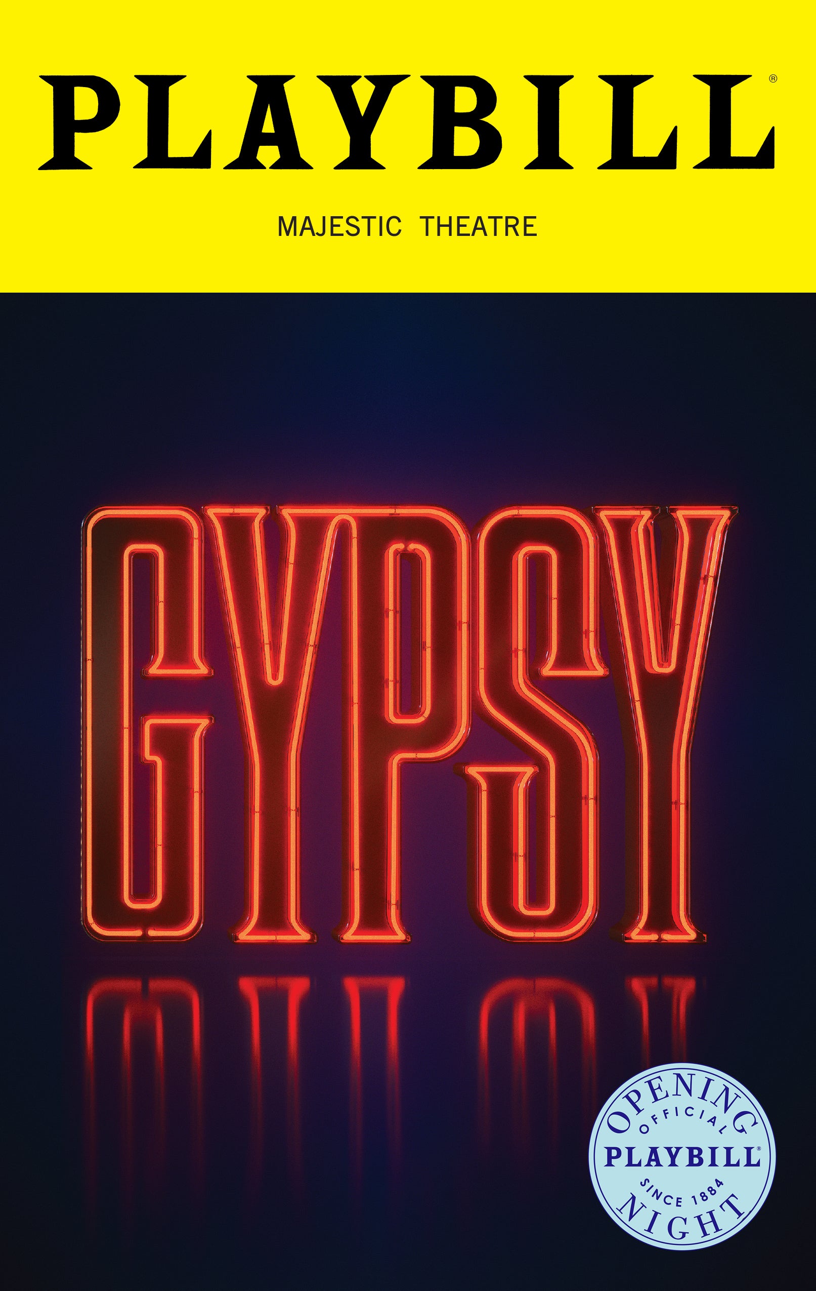 Gypsy 2024 Revival Limited Edition Official Opening Night Playbill