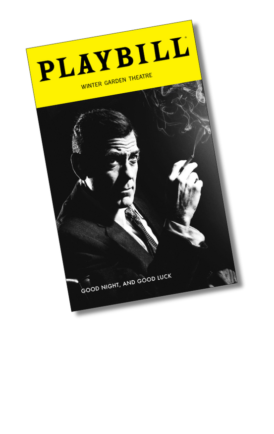 Good Night, and Good Luck Playbill Sticker