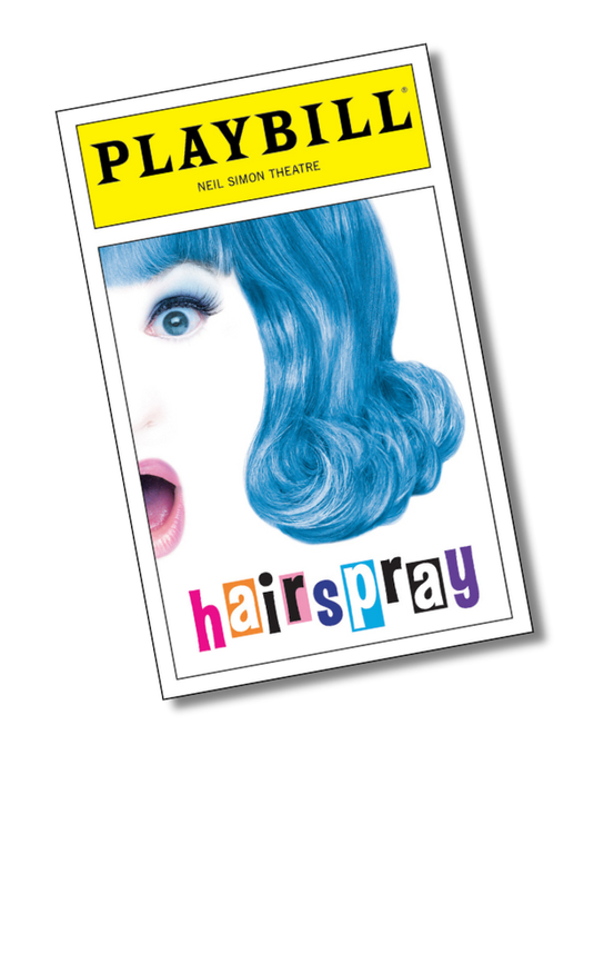 Hairspray Playbill Sticker