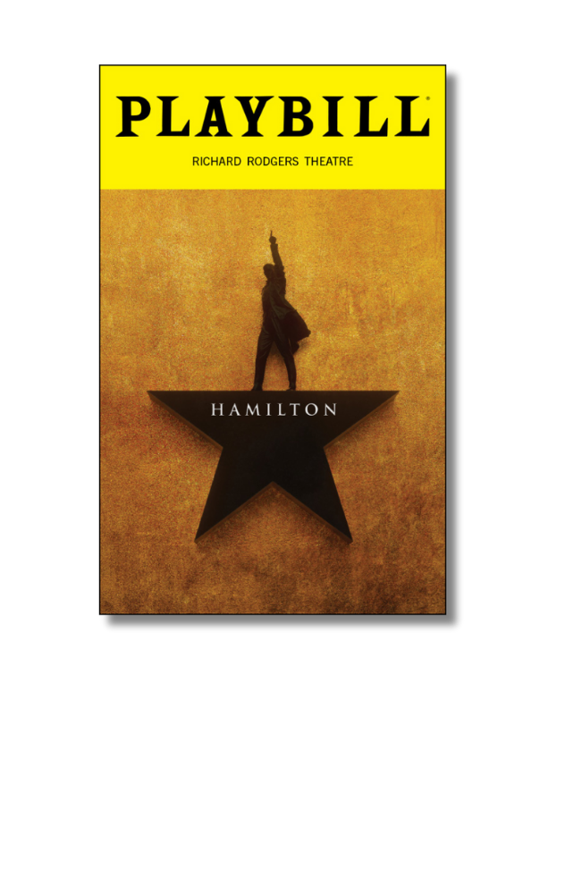 Hamilton playbill hotsell