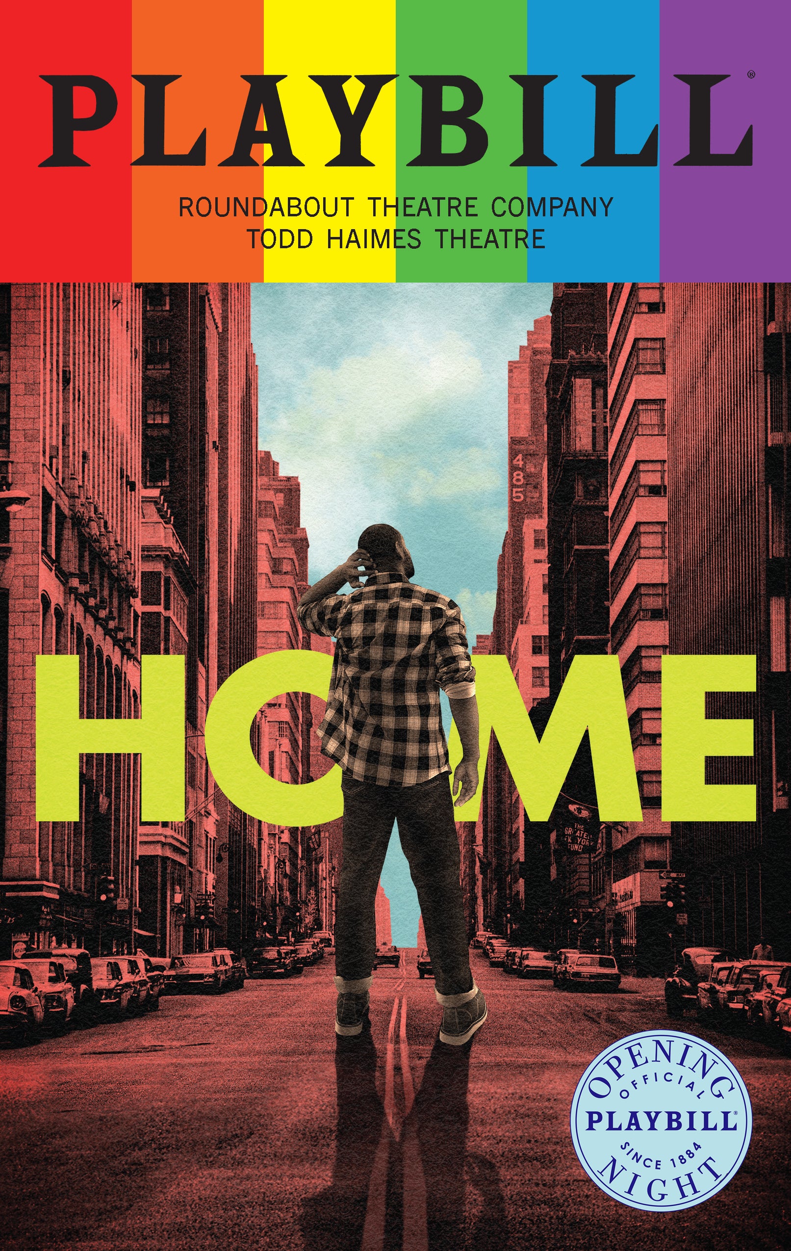 Home Limited Edition Official Opening Night Playbill
