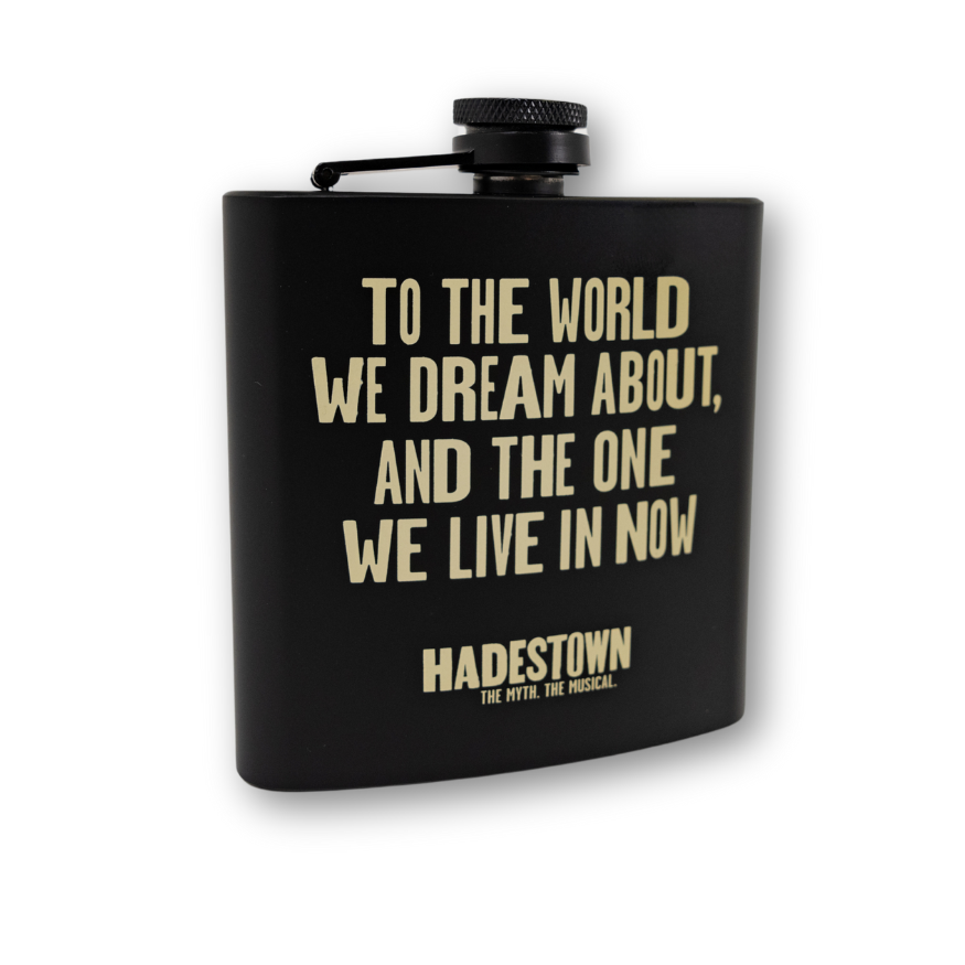 Hadestown the Broadway Musical Flask