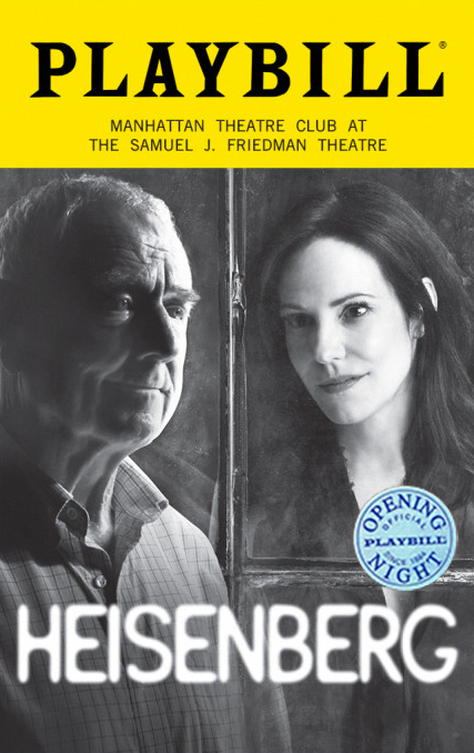 Heisenberg Limited Edition Official Opening Night Playbill